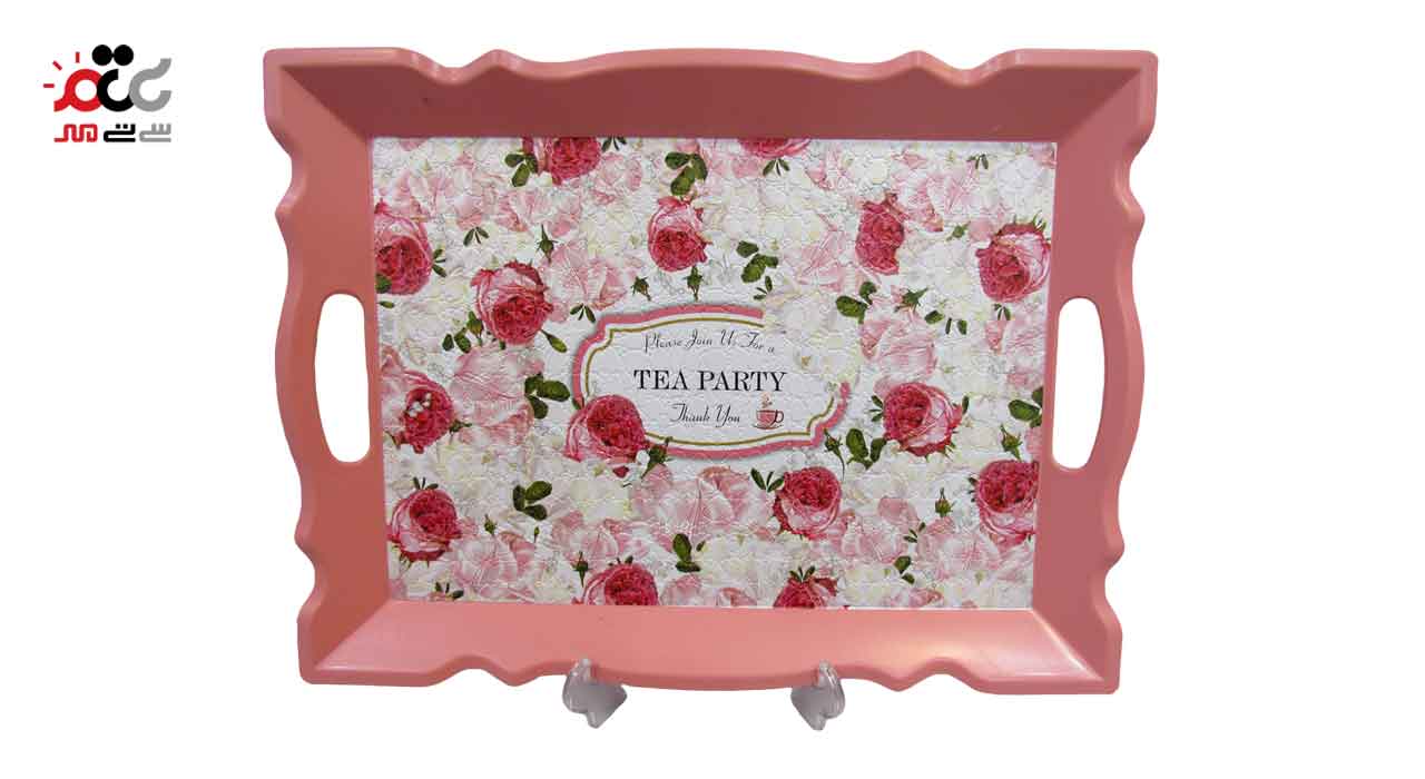 سینی پلاستیک مدل لب گنکره سایز بزرگ کد 8009