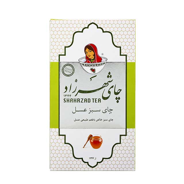 چای سبز عسل شهرزاد 200 گرمی