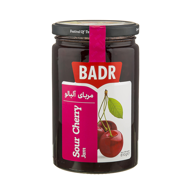 خرید مربا آلبالو بدر 810 گرمی