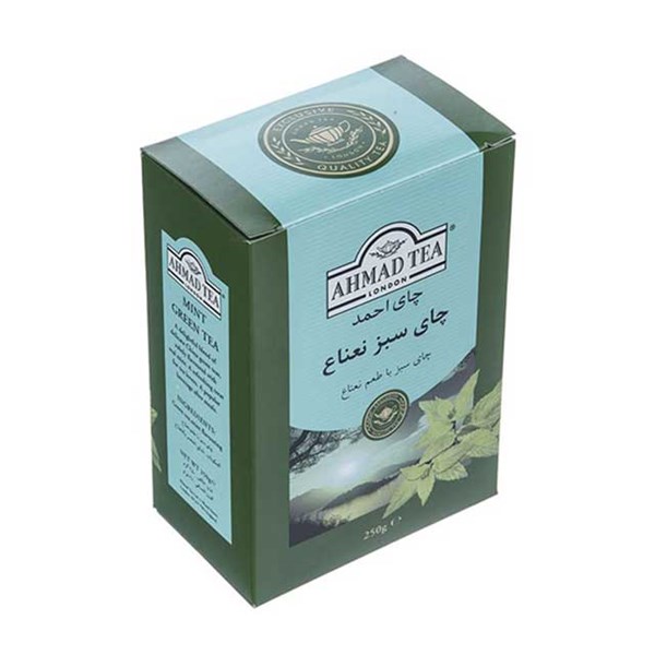 چای سبز با طعم نعناع احمد 250 گرمی