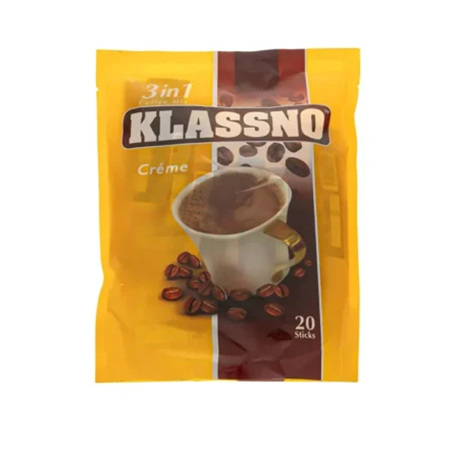 پودر  کافی میکس 3 در 1 کرمی کلاسنو بسته 20 عددی