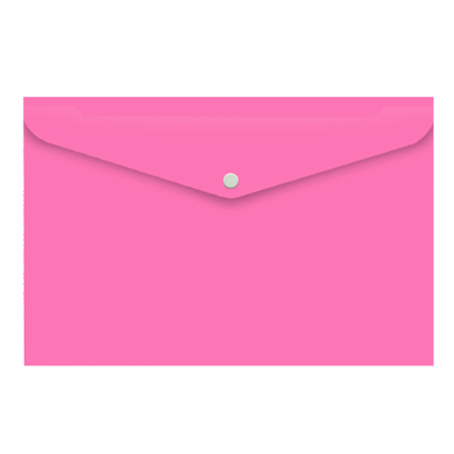 پوشه دکمه دار صورتی پارسیکار سایز A4