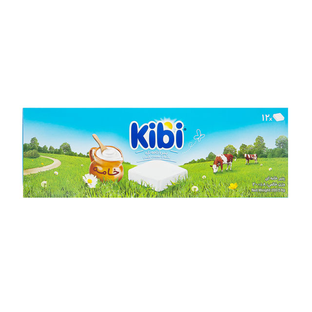 پنیر خامه ای 12 عددی کیبی 200 گرمی