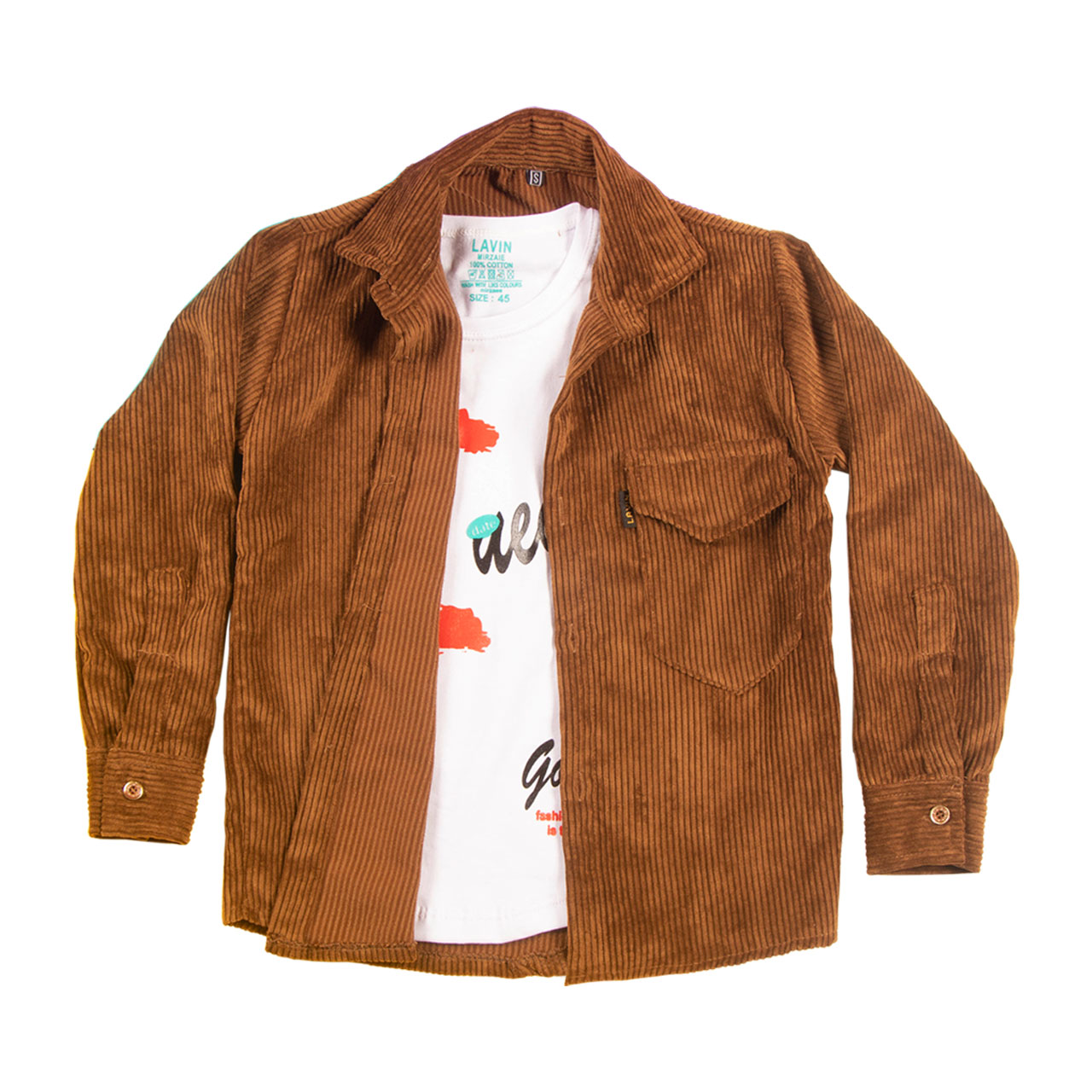 ست بچگانه مدل مخمل کبریتی کد 1