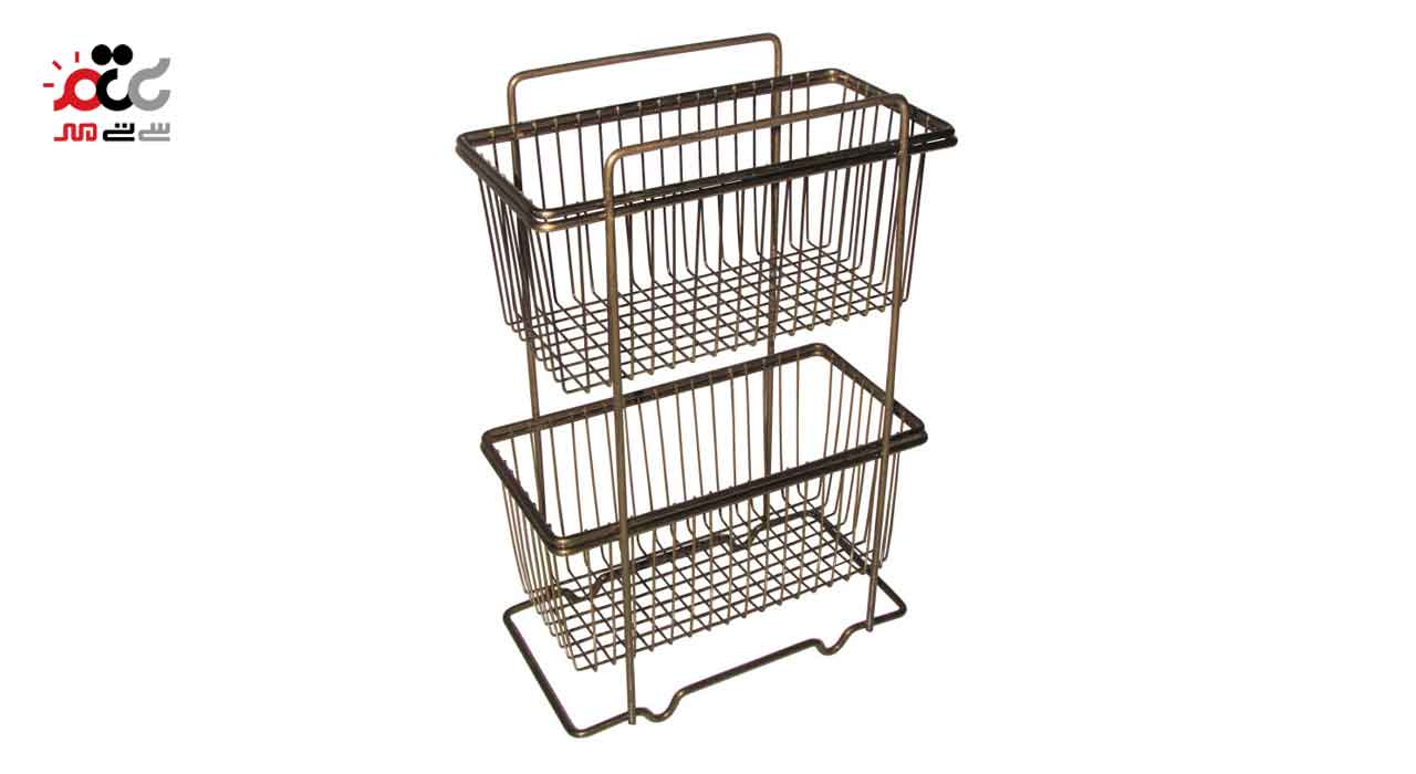 سبد سیب زمینی و پیاز 2 طبقه مدل مستطیل