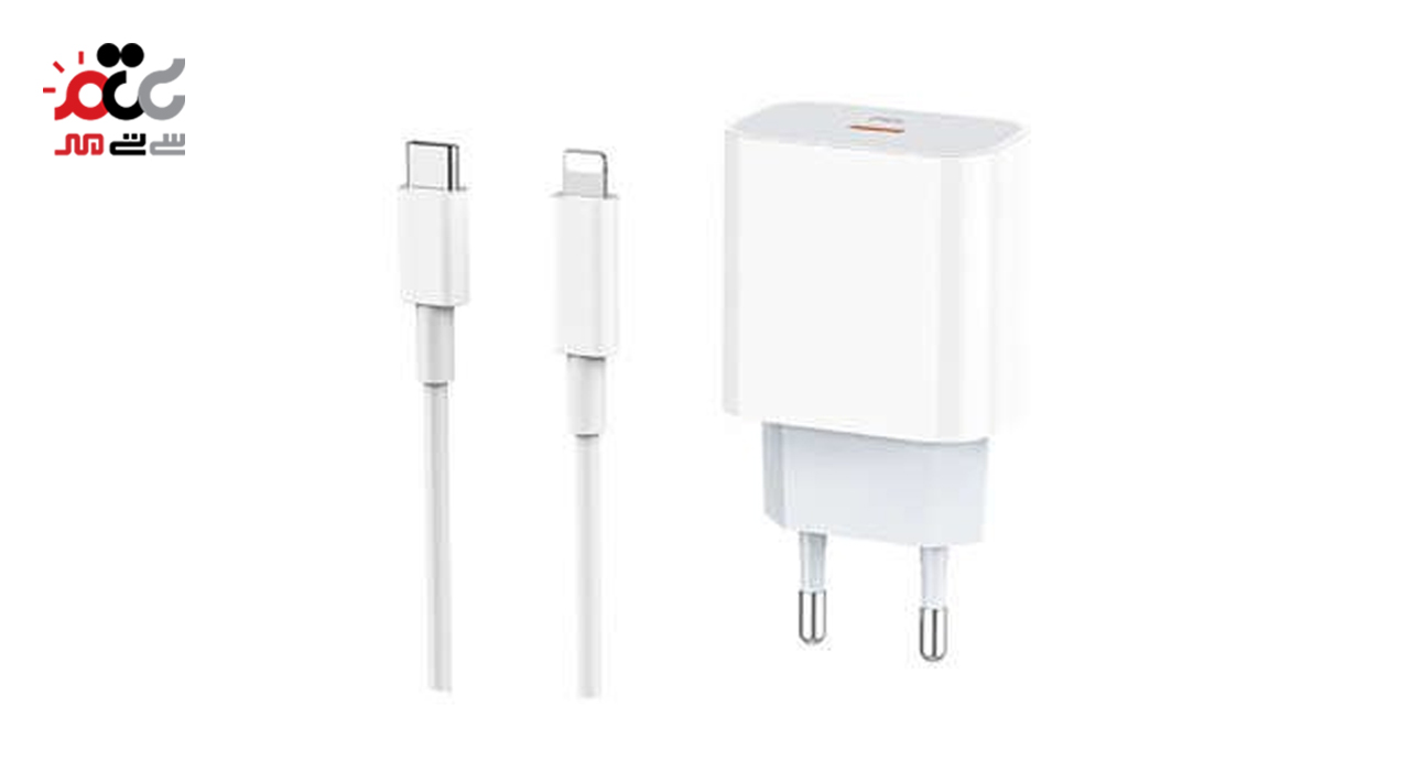 شارژر آیفون ترانیو مدل P12-I به همراه کابل لایتنینگتایپ سی ترانیو مدل P12-I به همراه کابل لایتنینگ