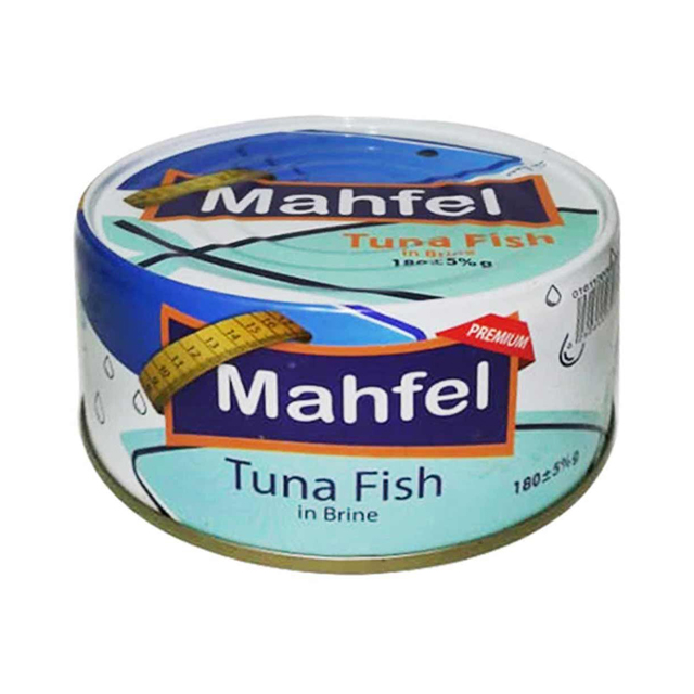 تن ماهی در آب نمک محفل 180 گرمی