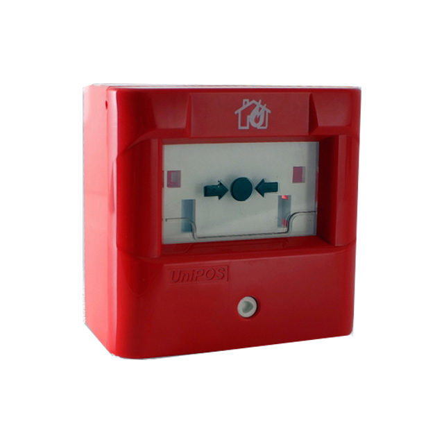 شستی قرمز اعلام حریق با المنت نشکن برگشت پذیر یونی پاس