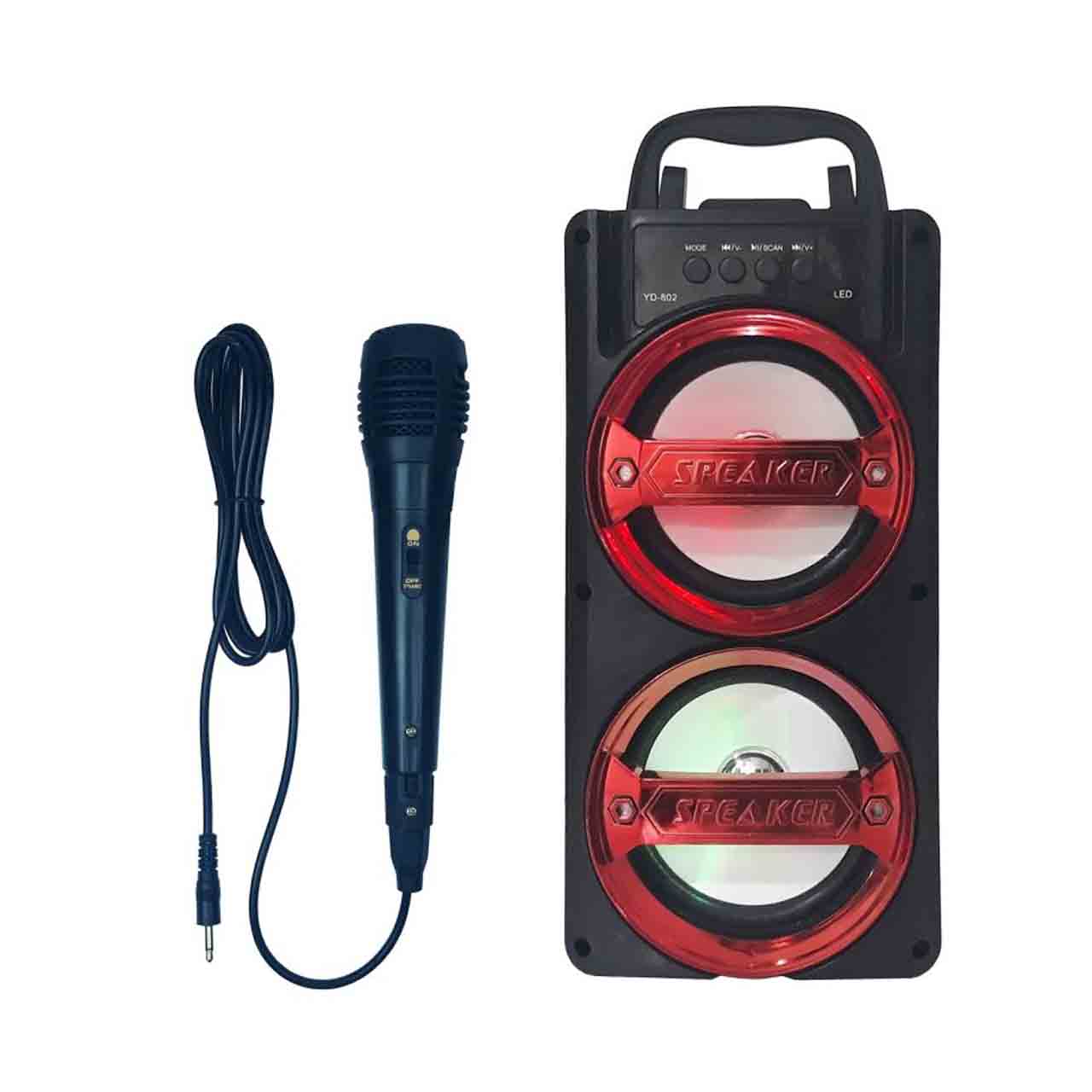 اسپیکر بلوتوثی قابل حمل مدل YD-802