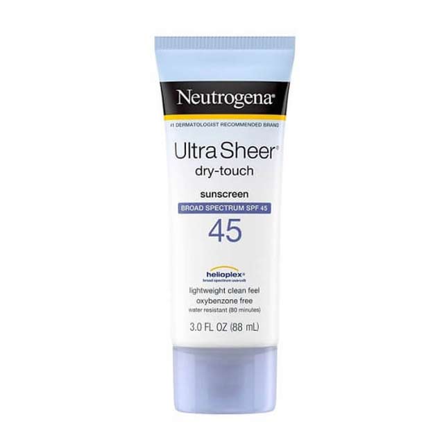 کرم ضد آفتاب 45 درصد نوتروژینا مدل ULTRA SHEER حجم 88 میلی لیتری