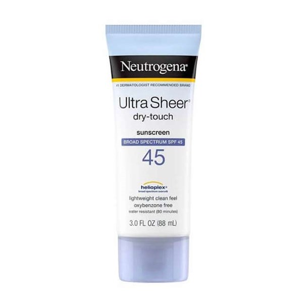کرم ضد آفتاب 45 درصد نوتروژینا مدل ULTRA SHEER حجم 88 میلی لیتری