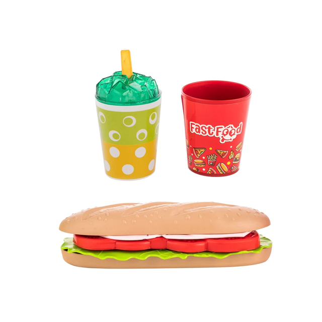 ست اسباب بازی فست فود زینگو مدل ساندویچ