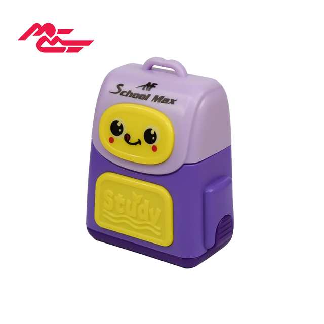 مداد تراش اسکول مکس مدل پاک کن دار طرح کوله