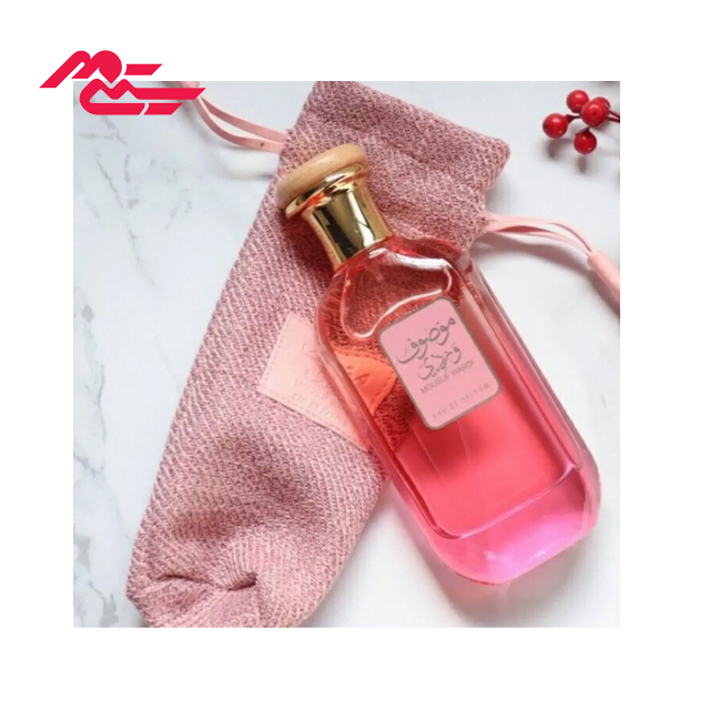 ادوپرفیوم زنانه موصوف صورتی وردی حجم 100 میلی لیتری