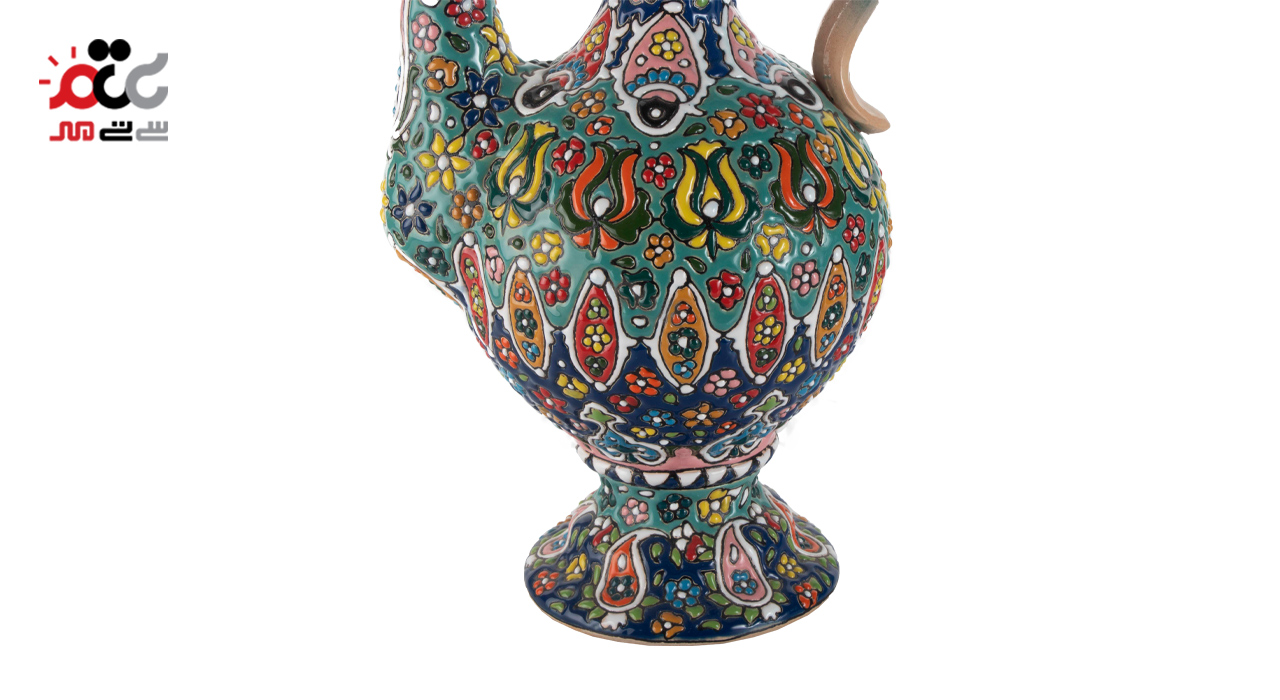 گلاب پاش میناکاری سفالی