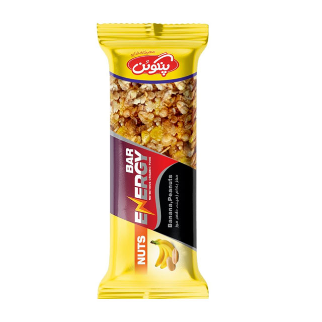 انرژی بار موز و بادام پنگوئن 35 گرمی