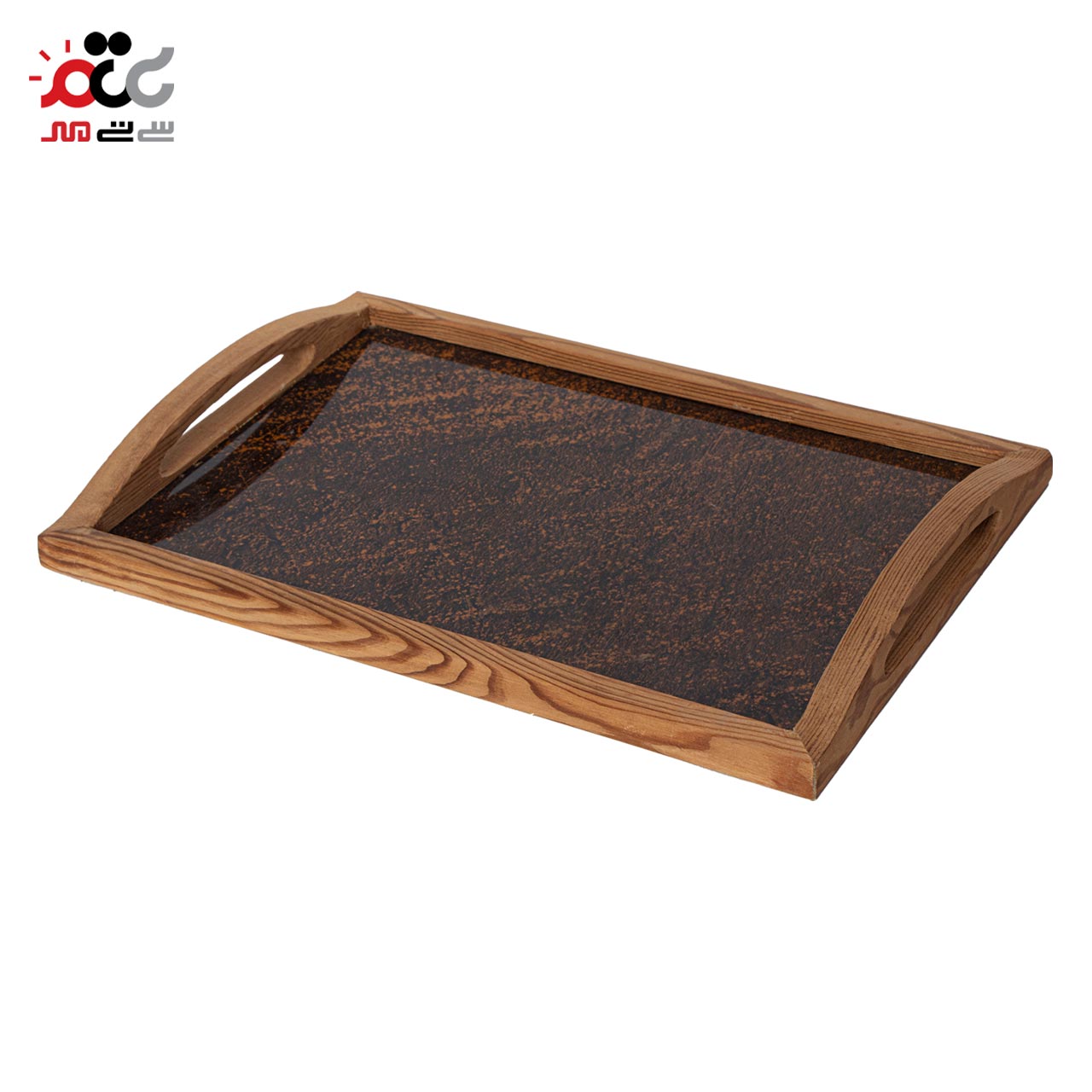 سینی گلدن وود مدل دسته چوبی 