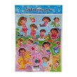 برچسب برجسته کودک استیکر مدل DORA سایز A4