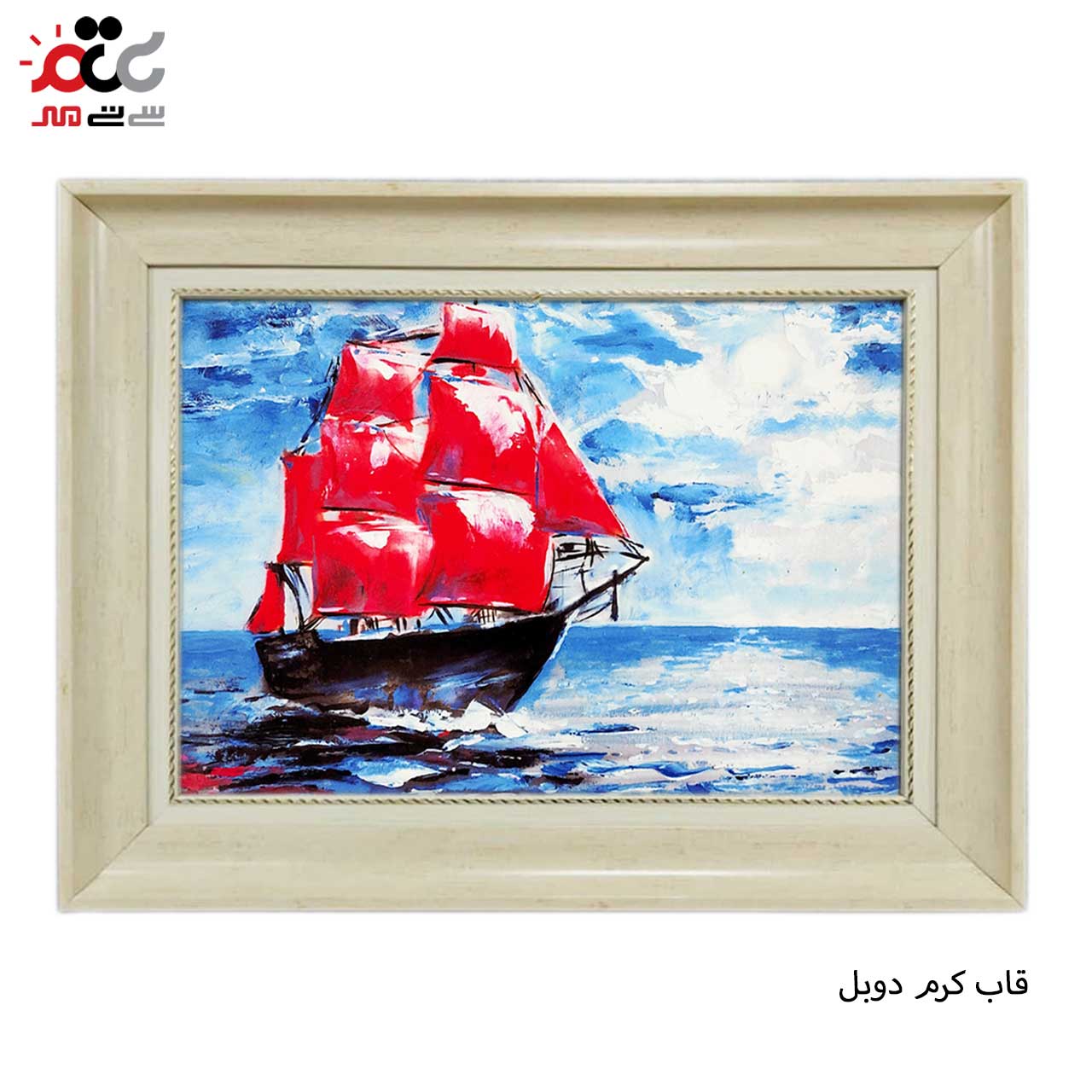 تابلو فرش طرح دار با قاب