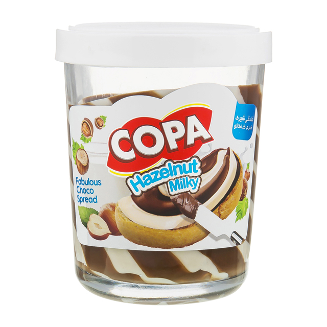 خرید کرم کاکائو فندقی شیری کوپا 200 گرمی