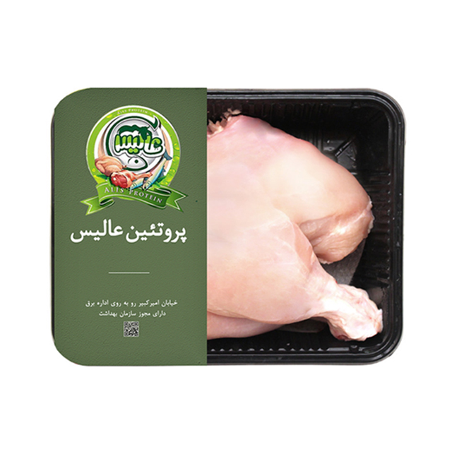 ران با پوست مرغ شمال رتبه A مقدار 1000 گرمی