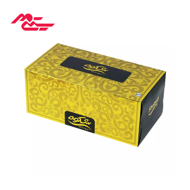 دستمال کاغذی شکوه طرح لاکچری مدل سه لایه 100 برگی