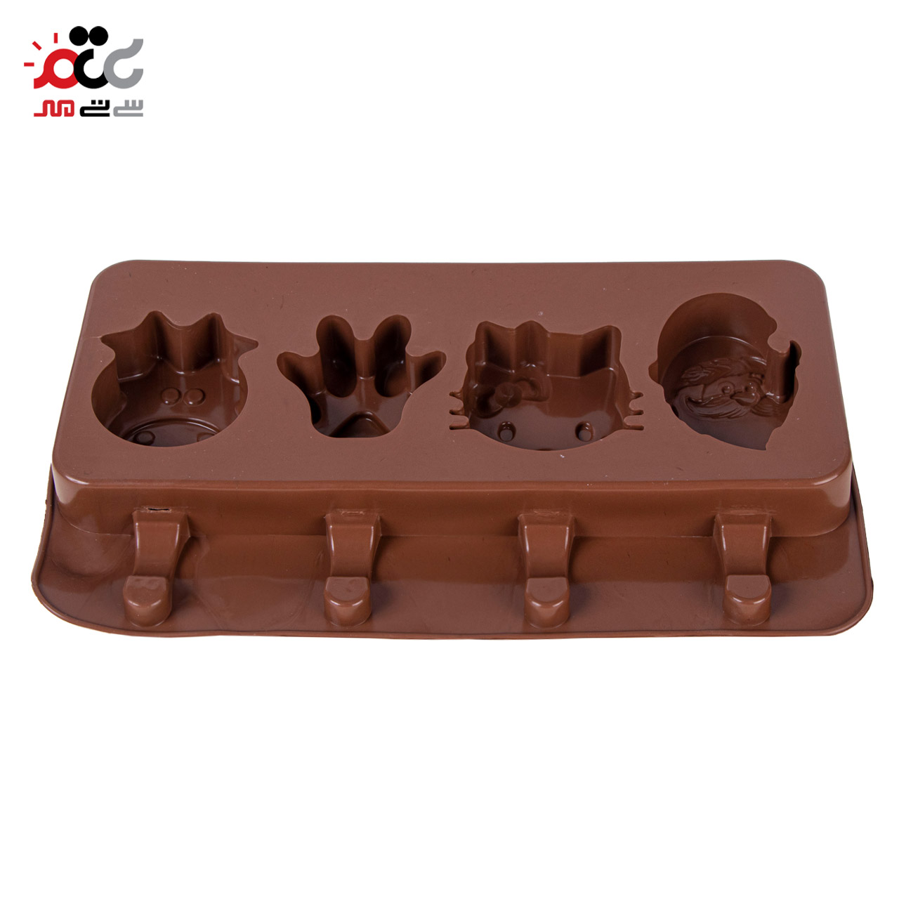 قالب سیلیکونی بستنی مدل فانتزی 4 خانه