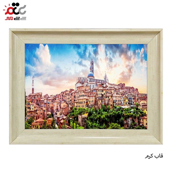 تابلو فرش طرح منظره جدید کد 10062 سایز 100×70 سانتی متری