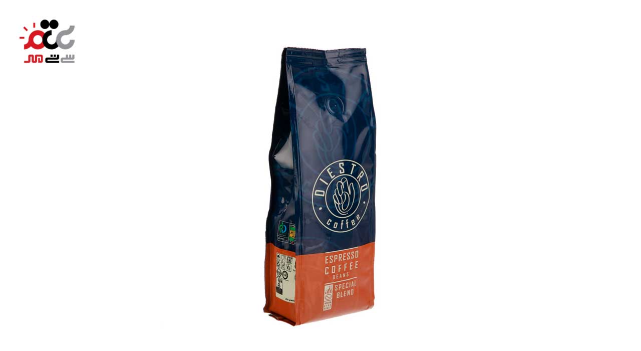 دانه قهوه اسپرسو میکس دیسترو 250 گرمی