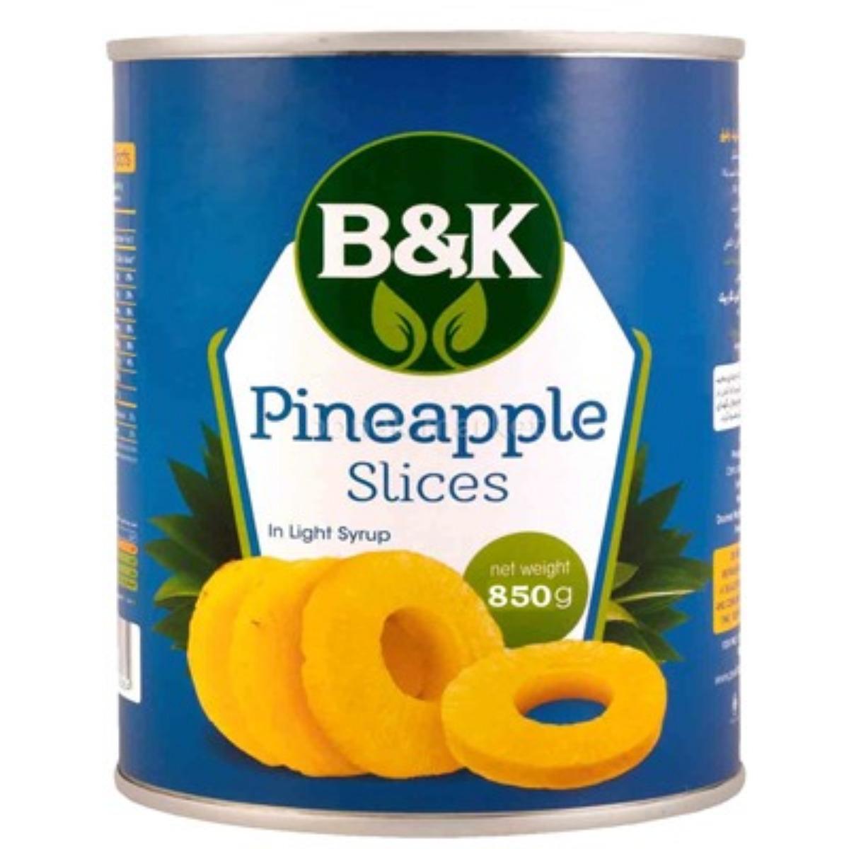 کمپوت آناناس در شربت رقیق بی اند کی 850 گرمی