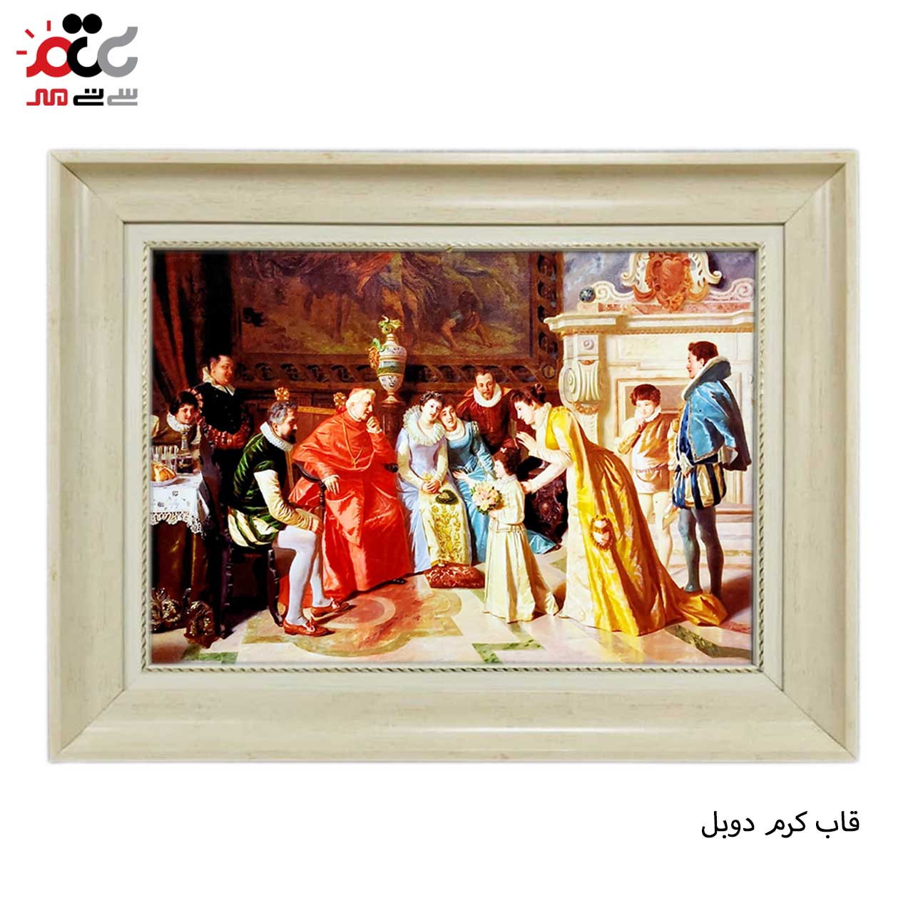 تابلو فرش چاپی طرح پاپ کد 11015 سایز 50×50 سانتی متری