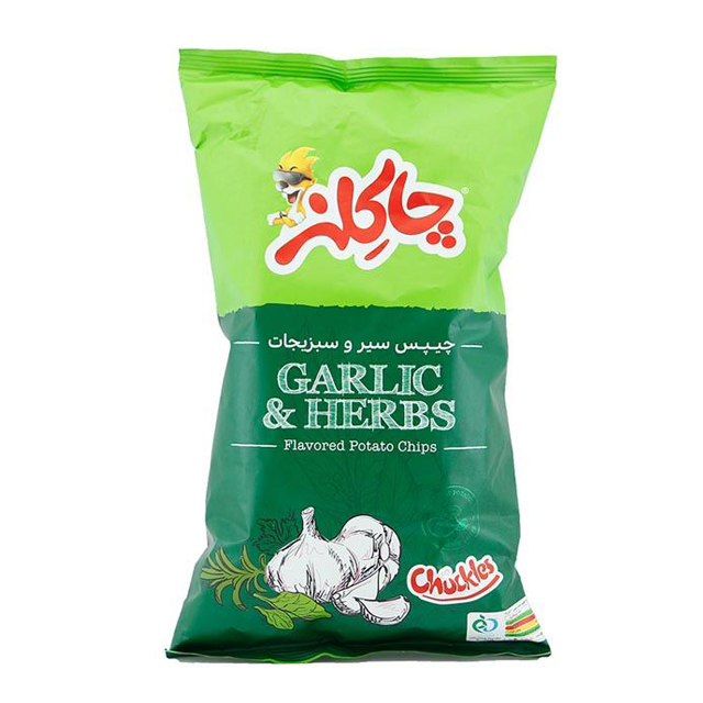 چیپس سیر و سبزیجات چاکلز 50 گرمی