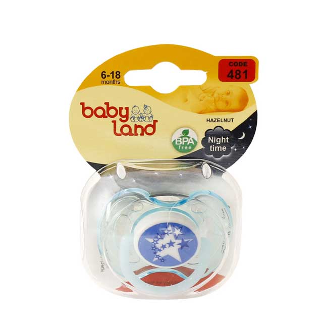 پستانک فندوقی شبتاب بی بی لند کد 480