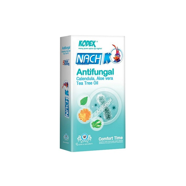 کاندوم ضد قارچ کدکس مدل Antifungal  بسته 12 عددی