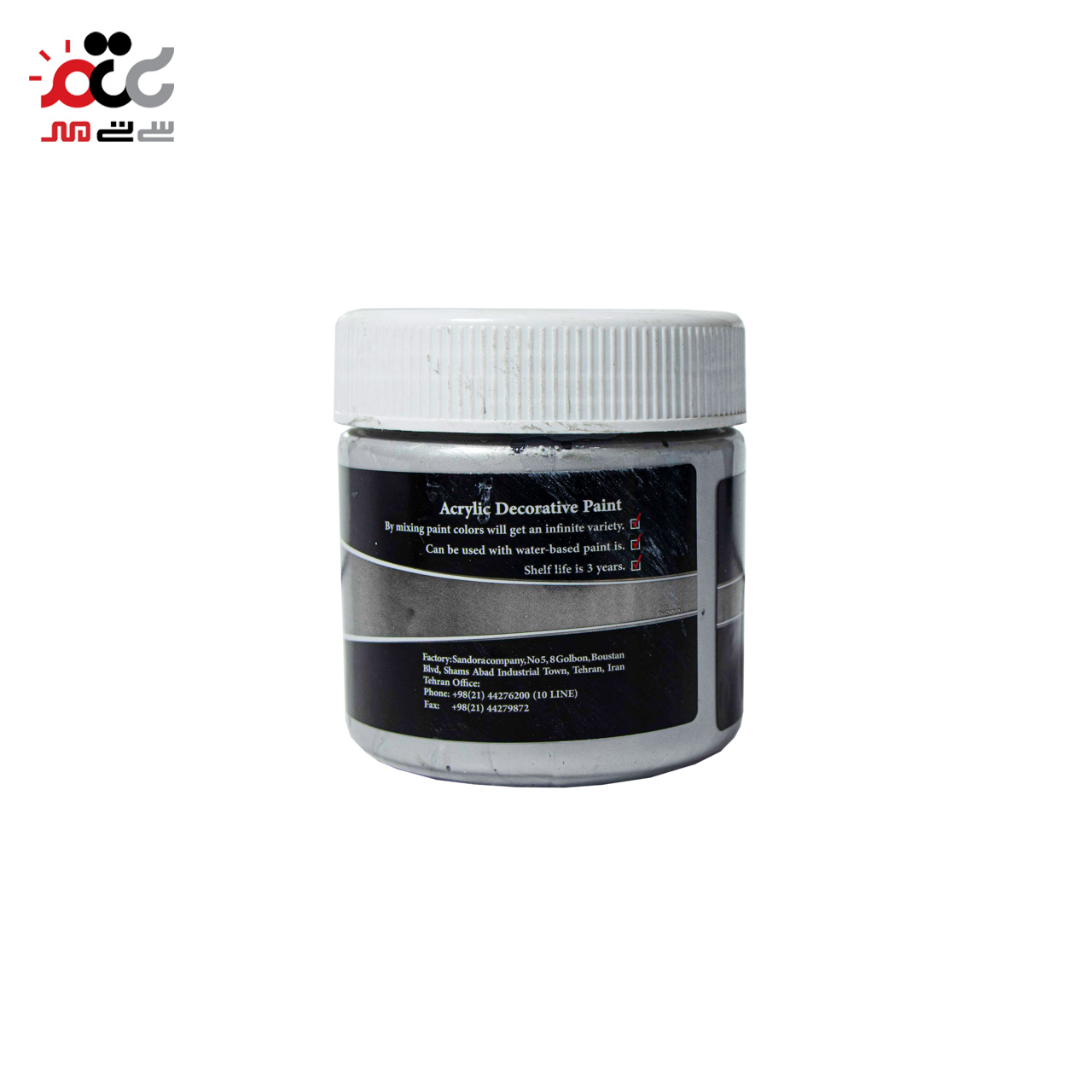  رنگ تزئینی نقره ای ساندورا کد 130 