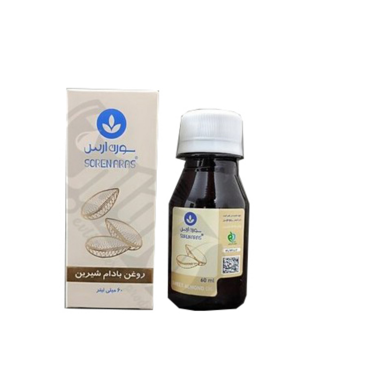 روغن بادام شیرین سورن ارس 60 میلی لیتری