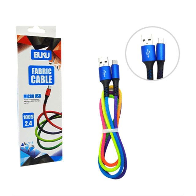 کابل شارژر رنگین کمانی