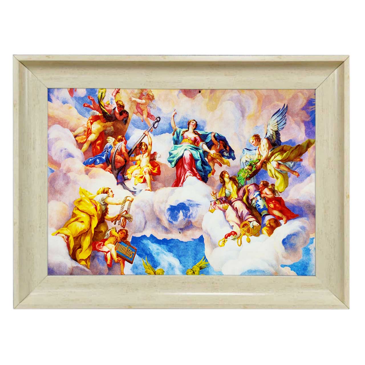 تابلو فرش چاپی طرح بهشت کد 11092 سایز 70×50 سانتی متری