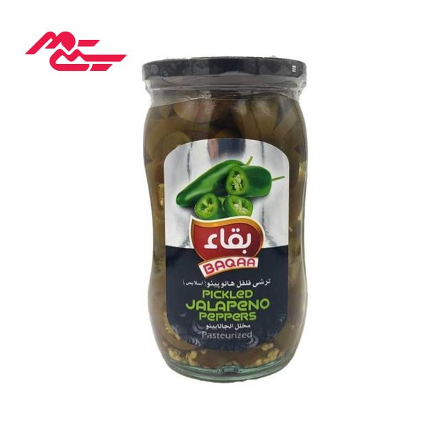 ترشی فلفل هالوپینو اسلایس بقاء 580 گرمی