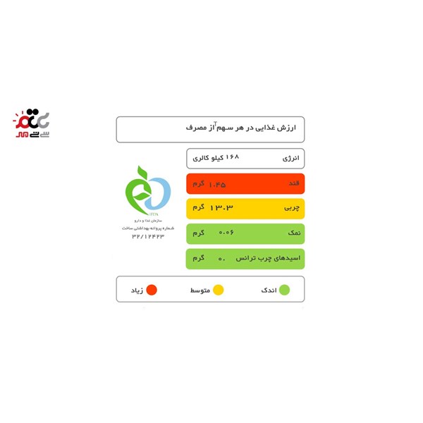 کره بادام زمینی بدون شکر دکتر بادام 220 گرمی