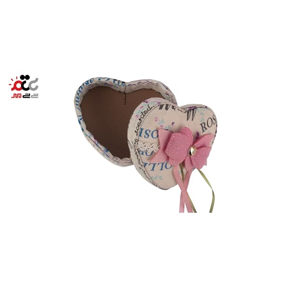 جعبه کادو پارچه ای طرح قلب