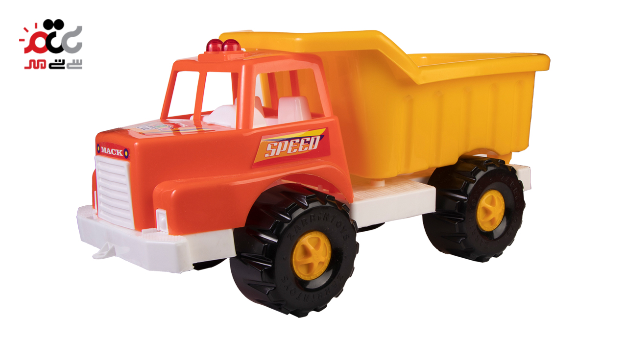 ماشین اسباب بازی کمپرسی همراه با بیل توری دار کد 56