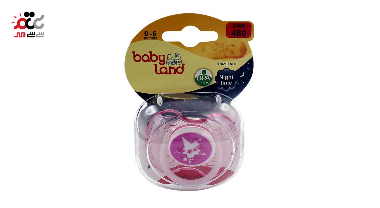 پستانک فندوقی شبتاب بی بی لند کد 480