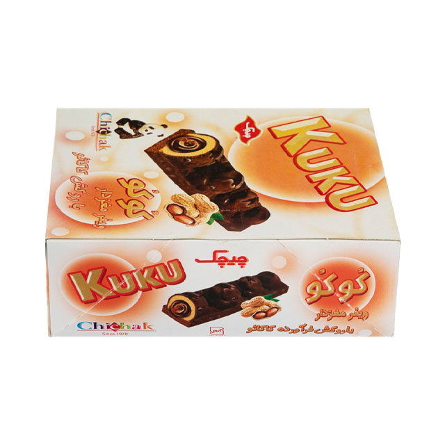 ویفر مغزدار کوکو چیچک بسته 24 عددی