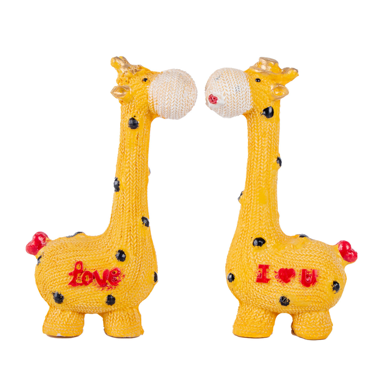 مجسمه پلی استر مدل زرافه 2 عددی
