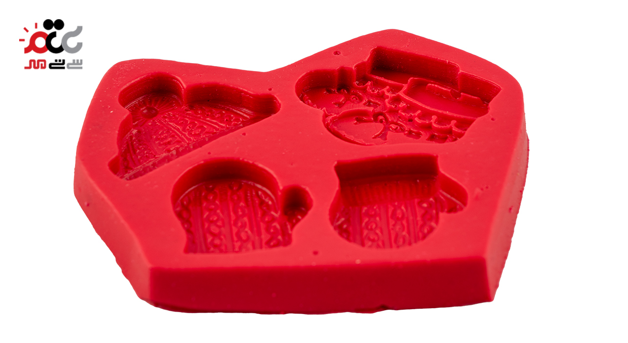 قالب مولد فوندانت سیلیکونی سورناپارت طرح لباس زمستانی کد 1199