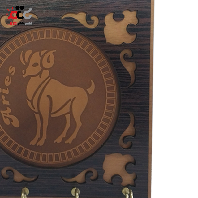 جا کلیدی چوبی طرح تولد