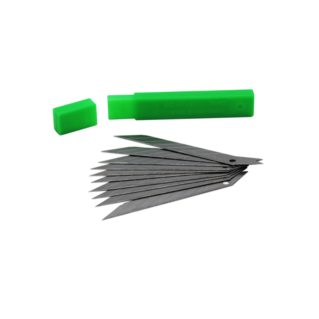 تیغ کاتر 30 درجه سایز کوچک بسته 10 عددی