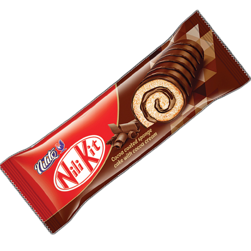 کیک رولی روکشدار شکلاتی نیلیتو 50 گرمی