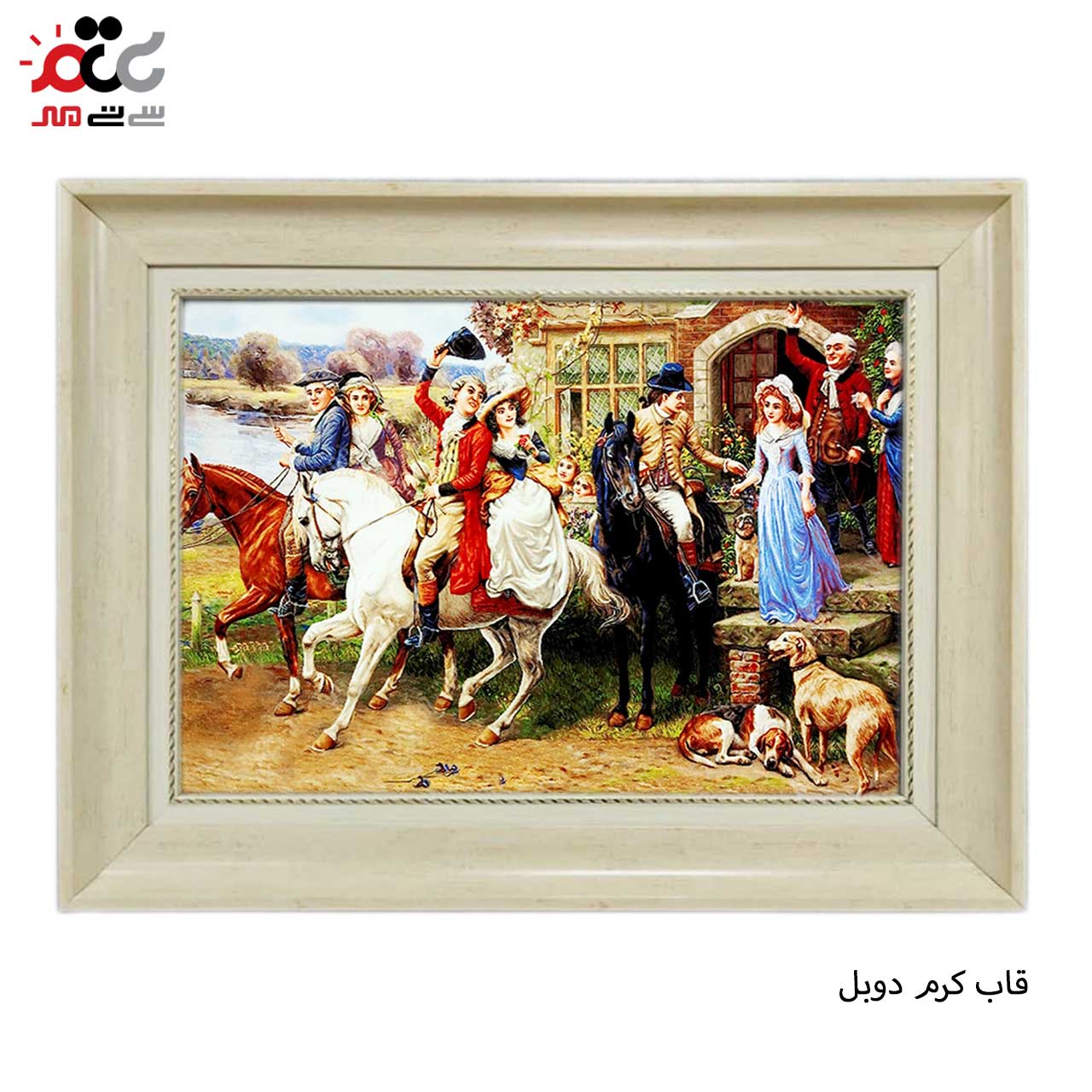 تابلو فرش چاپی طرح مسافر کد 11002 سایز 100×50 سانتی متری